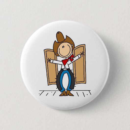 Der Eingangs-Knopf eines Cowboys Button (Vorderseite)
