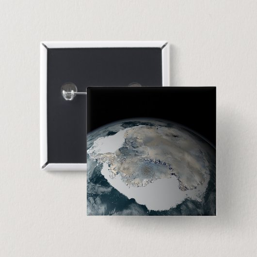 Der eingefrorene Kontinent der Antarktis Button (Vorne & Hinten)