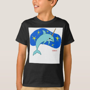 Der Einhorn-Delfin (Fantasie-Meeres-Tier) T-Shirt