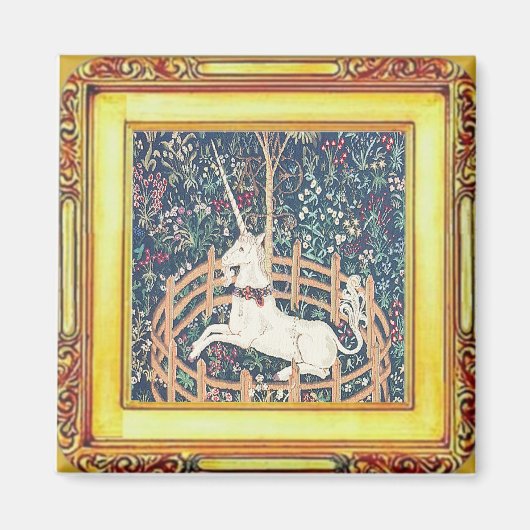 Der Einhorn-Teppich Magnet (Vorne)
