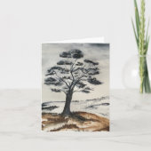Der einsame Baum Karte (Vorderseite)