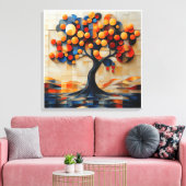 Der einsame Baum Leinwanddruck (Insitu (Wohnzimmer))