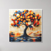 Der einsame Baum Leinwanddruck (Vorderseite)