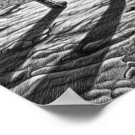 Der einsame Held Poster (Ecke)