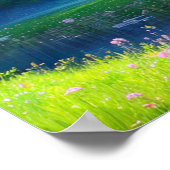 Der einsame Kirschbaum Poster (Ecke)