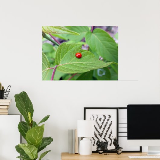 der einsame Ladybug Poster (Heimbüro)