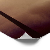 Der einsame Lamppost Poster (Ecke)