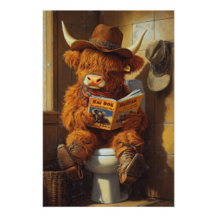 Der einsame Leser Ein Cowboy-Begehren Poster