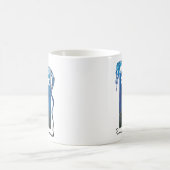 Der einsame Ritter: Eine Reise durch den Nebel Kaffeetasse (Mittel)