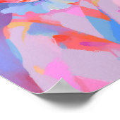 Der einsame rosa Clown Poster (Ecke)