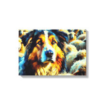 Der einsame Schäferhund für Zuhause