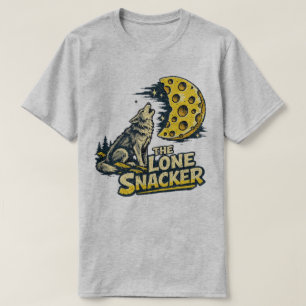 Der einsame Snackende Lustiger heulender Fuchs Mon T-Shirt