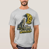 Der einsame Snackende Lustiger heulender Fuchs Mon T-Shirt (Vorderseite)
