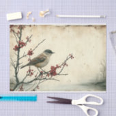 Der einsame Sparrow Seidenpapier (Handwerk)