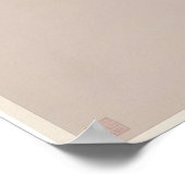Der einsame Surfer - Kunstdruck Poster (Ecke)