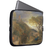 Der einsame Turm, 1868 (w/c u. gummieren Laptopschutzhülle (Vorne Rechts)