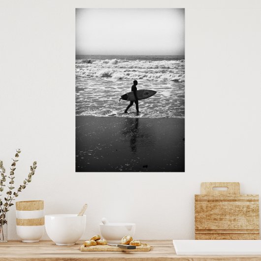 Der einsame und das Meer Poster (Küche)