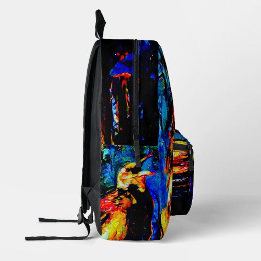 Der einsame Vogel 2 Bedruckter Rucksack (Links)