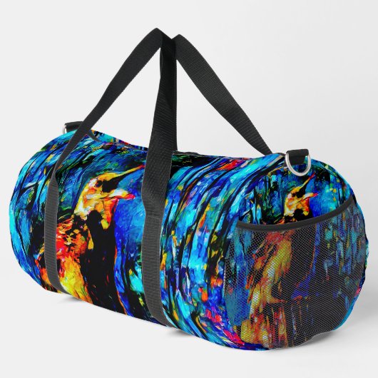 Der einsame Vogel 2 Duffle Bag (Rechte Ecke)