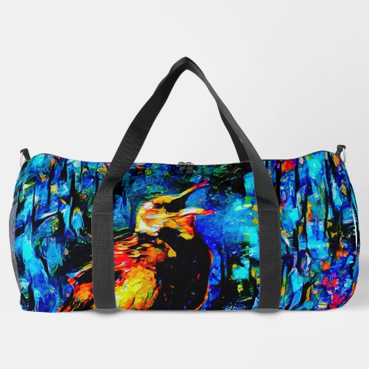 Der einsame Vogel 2 Duffle Bag (Rückseite)