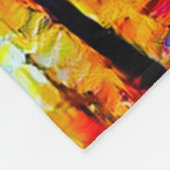 Der einsame Vogel 2 Fleecedecke (Ecke)