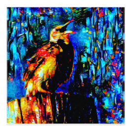 Der einsame Vogel 2 Fotodruck