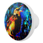 Der einsame Vogel 2 Keramikknauf (Rechts)