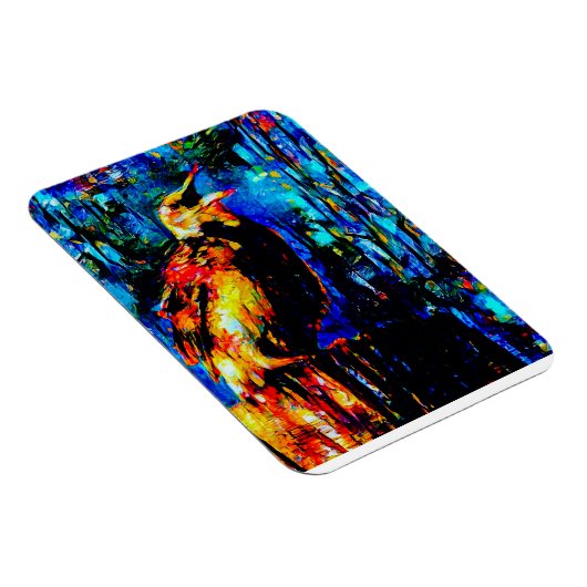 Der einsame Vogel 2 Magnet (Rechte Seite)