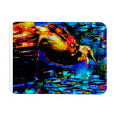 Der einsame Vogel 2 Magnet (Horizontal)