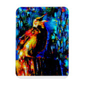 Der einsame Vogel 2 Magnet (Vertikal)