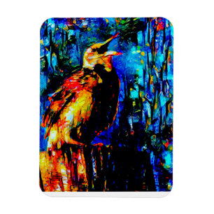 Der einsame Vogel 2 Magnet