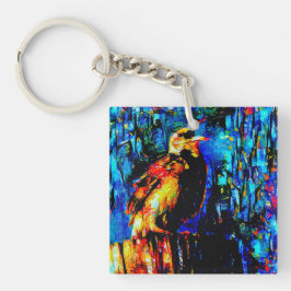 Der einsame Vogel 2 Schlüsselanhänger