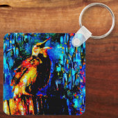 Der einsame Vogel 2 Schlüsselanhänger (Rückseite)