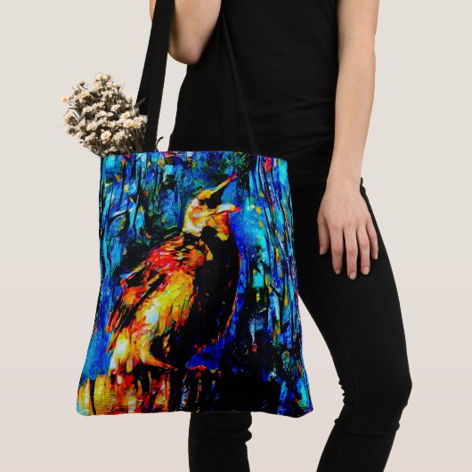 Der einsame Vogel 2 Tasche (Von Nahem)