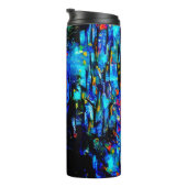 Der einsame Vogel 2 Thermosbecher (Nach rechts gedreht)