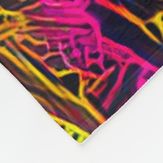 Der einsame Vogel 3 Fleecedecke (Ecke)