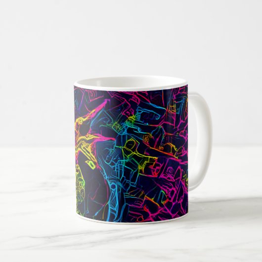 Der einsame Vogel 3 Kaffeetasse (VorderseiteRechts)