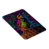 Der einsame Vogel 3 Magnet (Rechte Seite)