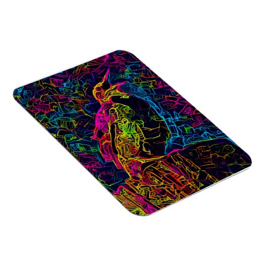 Der einsame Vogel 3 Magnet (Rechte Seite)