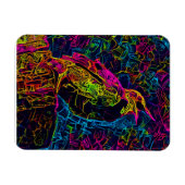 Der einsame Vogel 3 Magnet (Horizontal)