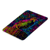 Der einsame Vogel 3 Magnet (Linke Seite)