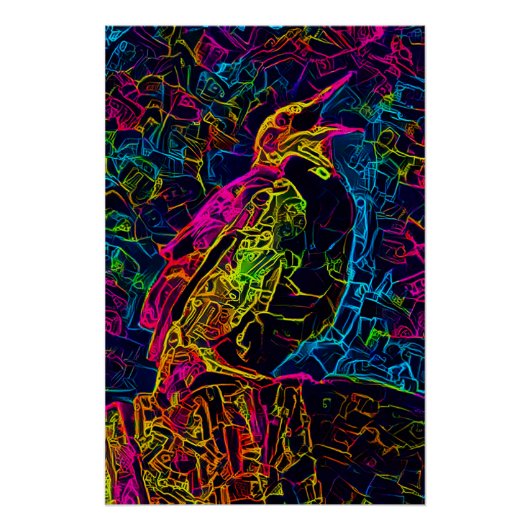 Der einsame Vogel 3 Poster (Vorderseite)