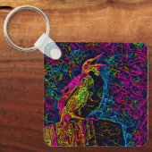 Der einsame Vogel 3 Schlüsselanhänger (Vorderseite)