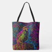 Der einsame Vogel 3 Tasche (Rückseite)