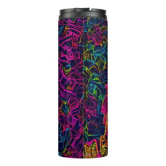 Der einsame Vogel 3 Thermosbecher (Rückseite)