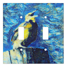 Der einsame Vogel-VanGogh-Stil