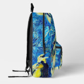 Der einsame Vogel-VanGogh-Stil Bedruckter Rucksack (Links)