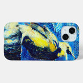 Der einsame Vogel-VanGogh-Stil Case-Mate iPhone Hülle (Rückseite (Horizontal))