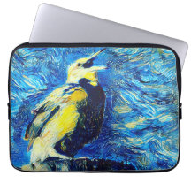 Der einsame Vogel-VanGogh-Stil