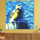 Der einsame Vogel-VanGogh-Stil Leinwanddruck (Insitu (Wohnzimmer))